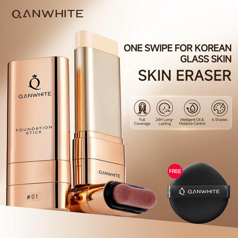 Clear Radiance Skin Foundation Stick – A Waterproof, Long-Wearing, and Concealing Foundation Stick that Covers Blemishes for All Skin Tones