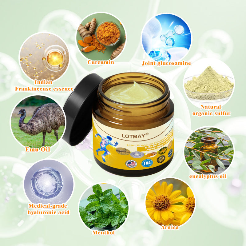 LOTMAY Joint Freedom Formula Cream – 9-in-1 Natural Formula (FDA-Certified & Recommended) Free Shipping