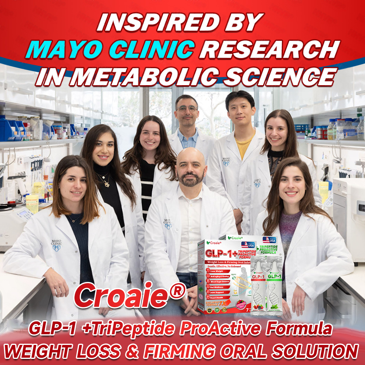 Croaie® 𝑮𝐋𝗣-𝟭 + 𝑪𝒐𝒍𝒍𝙖𝙜𝙚𝙣 𝐏𝐞𝐩𝒕𝒊𝒅𝒆𝒔 𝑾𝒆𝒊𝗴𝗵𝘁 𝐋𝐨𝐬𝐬 & 𝑭𝒊𝒓𝒎𝙞𝙣𝙜 𝑶𝒓𝒂𝐥 𝑺𝒐𝐥𝒖𝒕𝒊𝒐𝒏 💚💚 𝗼𝗯𝗲𝘀𝗶𝘁𝘆, 𝗳𝗶𝗿𝗺𝘀 𝘀𝗸𝗶𝗻, 𝗰𝗮𝗿𝗱𝗶𝗼𝘃𝗮𝘀𝗰𝘂𝗹𝗮𝗿 𝗱𝗶𝘀𝗲𝗮𝘀𝗲, 𝗱𝗶𝗮𝗯𝗲𝘁𝗲𝘀, 𝘀𝗹𝗲𝗲𝗽 𝗮𝗽𝗻𝗲𝗮, 𝗷𝗼𝗶𝗻𝘁 𝗽𝗿𝗼𝗯𝗹𝗲𝗺𝘀, 𝗮𝗻𝗱 𝗺𝗼𝗿𝗲