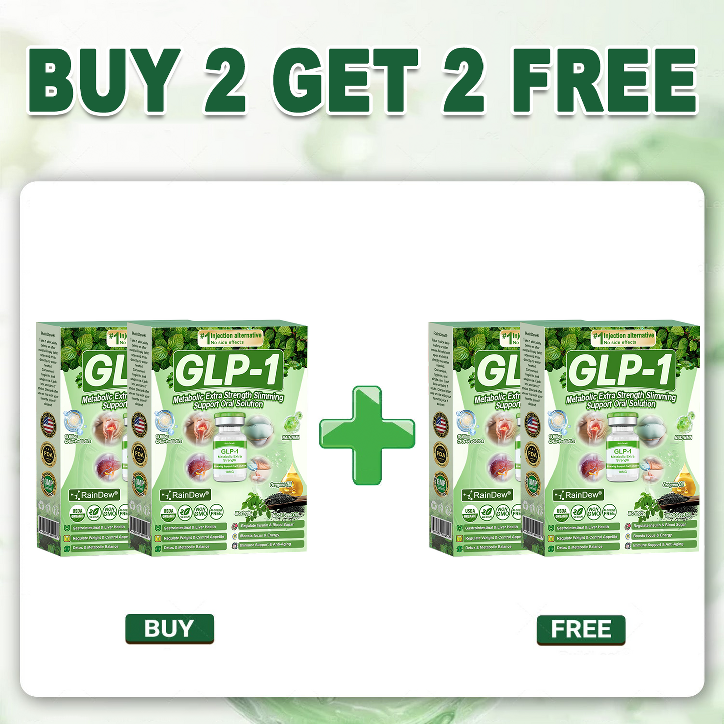 𝗥𝗮𝗶𝗻𝗗𝗲𝘄® 𝗚𝗟𝗣-𝟭 𝗠𝗲𝘁𝗮𝗯𝗼𝗹𝗶𝗰 𝗘𝘅𝘁𝗿𝗮 𝗦𝘁𝗿𝗲𝗻𝗴𝘁𝗵 𝗦𝗹𝗶𝗺𝗺𝗶𝗻𝗴 𝗦𝘂𝗽𝗽𝗼𝗿𝘁 𝗢𝗿𝗮𝗹 𝗦𝗼𝗹𝘂𝘁𝗶𝗼𝗻 for Digestive Cleanse ,𝑶𝒃𝒆𝒔𝒊𝒕𝒚, 𝑴𝒆𝒏𝒕𝒂𝒍 𝑪𝒍𝒂𝒓𝒊𝒕𝒚,𝑫𝒊𝒂𝒃𝒆𝒕𝒆𝒔, 𝑫𝒊𝒈𝒆𝒔𝒕𝒊𝒗𝒆 & 𝑪𝒂𝒓𝒅𝒊𝒐𝒗𝒂𝒔𝒄𝒖𝒍𝒂𝒓 𝑯𝒆𝒂𝒍𝒕𝒉, 𝑱𝒐𝒊𝒏𝒕 𝑺𝒖𝒑𝒑𝒐𝒓𝒕, 𝑺𝒌𝒊𝒏 𝑭𝒊𝒓𝒎𝒊𝒏𝒈, 𝑨𝒏𝒕𝒊-𝑨𝒈𝒊𝒏𝒈, 𝑺𝒕𝒓𝒆𝒔𝒔 𝑹𝒆𝒍𝒊𝒆𝒇 & 𝑬𝒏𝒆𝒓𝒈𝒚