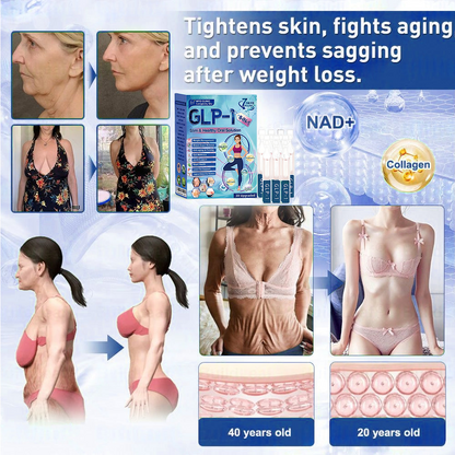 Official Store | Myo Clinic® Longevity GLP-1 8-in-1 Slim & Healthy Oral Solution(Once a day, visible results in 7 days) Supports obesity, cardiovascular health, diabetes, sleep apnea, gut health, joint issues, while also firming the skin