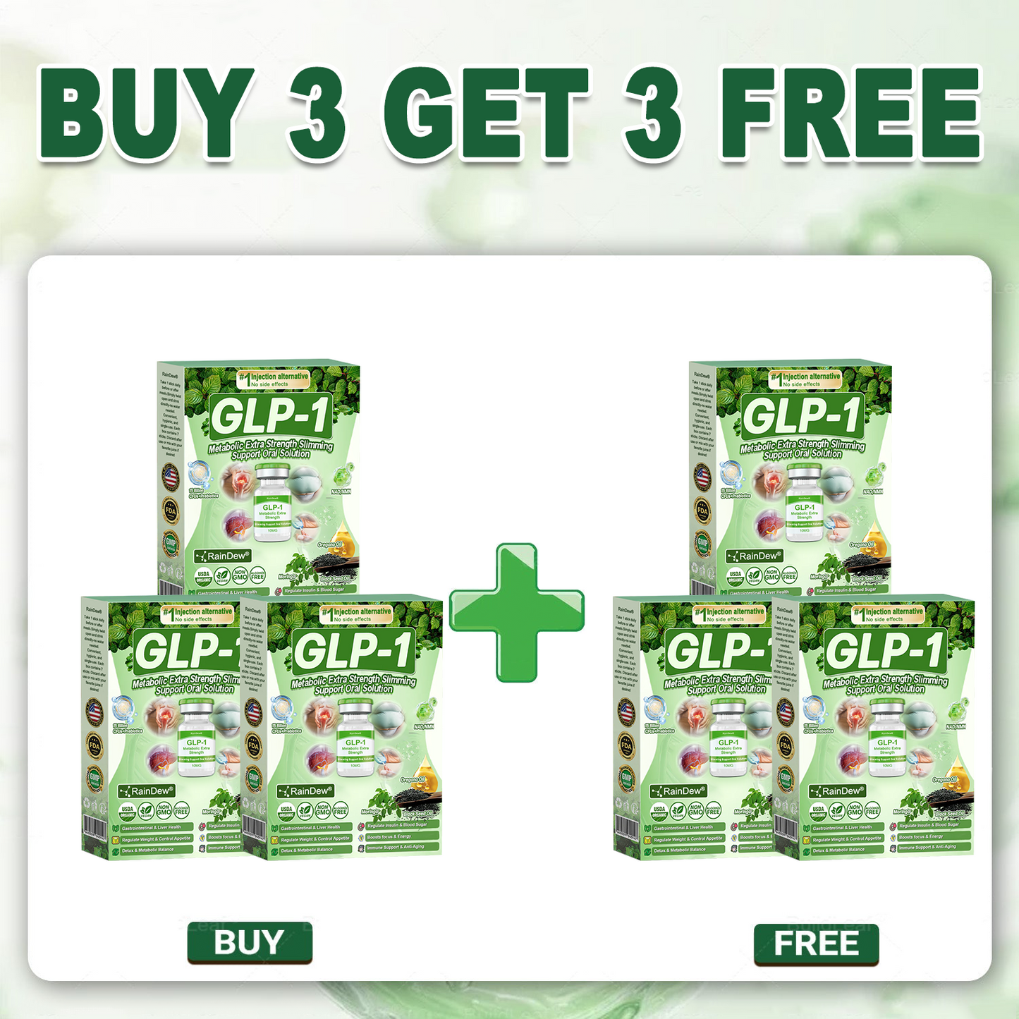 𝗥𝗮𝗶𝗻𝗗𝗲𝘄® 𝗚𝗟𝗣-𝟭 𝗠𝗲𝘁𝗮𝗯𝗼𝗹𝗶𝗰 𝗘𝘅𝘁𝗿𝗮 𝗦𝘁𝗿𝗲𝗻𝗴𝘁𝗵 𝗦𝗹𝗶𝗺𝗺𝗶𝗻𝗴 𝗦𝘂𝗽𝗽𝗼𝗿𝘁 𝗢𝗿𝗮𝗹 𝗦𝗼𝗹𝘂𝘁𝗶𝗼𝗻 for Digestive Cleanse ,𝑶𝒃𝒆𝒔𝒊𝒕𝒚, 𝑴𝒆𝒏𝒕𝒂𝒍 𝑪𝒍𝒂𝒓𝒊𝒕𝒚,𝑫𝒊𝒂𝒃𝒆𝒕𝒆𝒔, 𝑫𝒊𝒈𝒆𝒔𝒕𝒊𝒗𝒆 & 𝑪𝒂𝒓𝒅𝒊𝒐𝒗𝒂𝒔𝒄𝒖𝒍𝒂𝒓 𝑯𝒆𝒂𝒍𝒕𝒉, 𝑱𝒐𝒊𝒏𝒕 𝑺𝒖𝒑𝒑𝒐𝒓𝒕, 𝑺𝒌𝒊𝒏 𝑭𝒊𝒓𝒎𝒊𝒏𝒈, 𝑨𝒏𝒕𝒊-𝑨𝒈𝒊𝒏𝒈, 𝑺𝒕𝒓𝒆𝒔𝒔 𝑹𝒆𝒍𝒊𝒆𝒇 & 𝑬𝒏𝒆𝒓𝒈𝒚