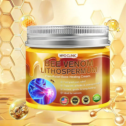 Myo Clinic BEE VENOM LITHOSPERMUM Pain-Relief Bone Healing Cream 👑(Specially for older adults)