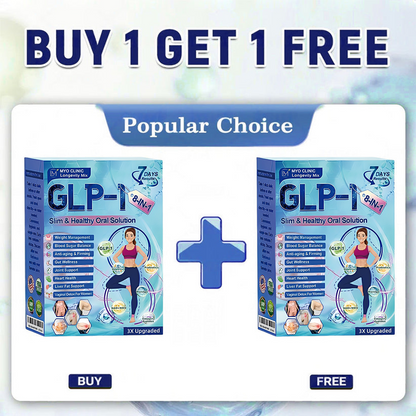 Official Store | Myo Clinic® Longevity GLP-1 8-in-1 Slim & Healthy Oral Solution(Once a day, visible results in 7 days) Supports obesity, cardiovascular health, diabetes, sleep apnea, gut health, joint issues, while also firming the skin