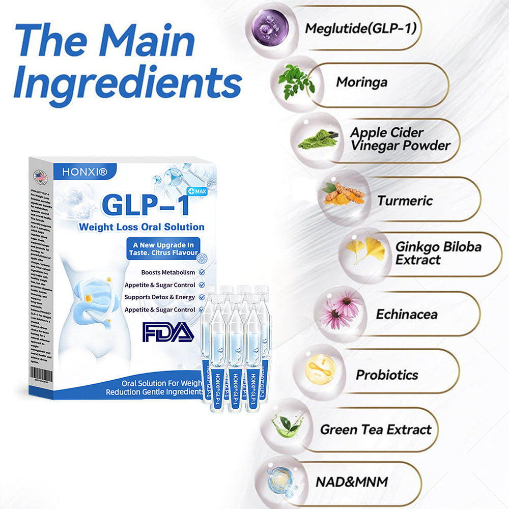 Honxi® GLP-1 Max Weight Loss Oral Solution ✅One dose a day — see results in 7 days