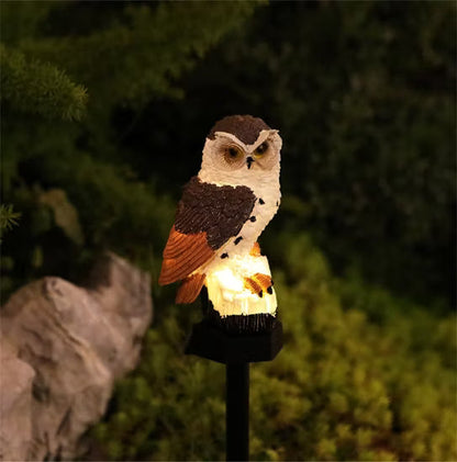 Halloween Pre Sale--Free shipping🔥Waterproof Solar Owl Light – LED Pathway Light for Lawn, Garden & Outdoor Decor