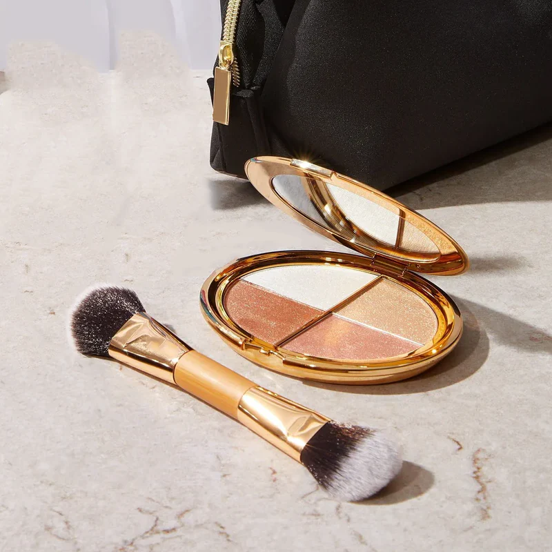 Last 3 hours 60% off--eye & cheek palette - eyeshadow and highlighter makeup (with Detachable Brush)