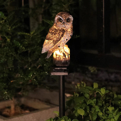 Halloween Pre Sale--Free shipping🔥Waterproof Solar Owl Light – LED Pathway Light for Lawn, Garden & Outdoor Decor